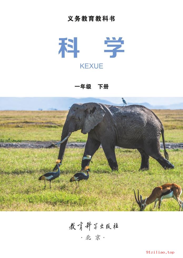 2022年 教科版 科学一年级下册 课本 pdf 高清 - 第2张  | 小学、初中、高中网课学习资料