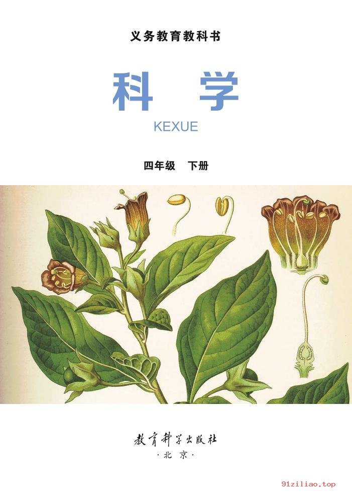 2022年 教科版 科学四年级下册 课本 pdf 高清 - 第2张  | 小学、初中、高中网课学习资料